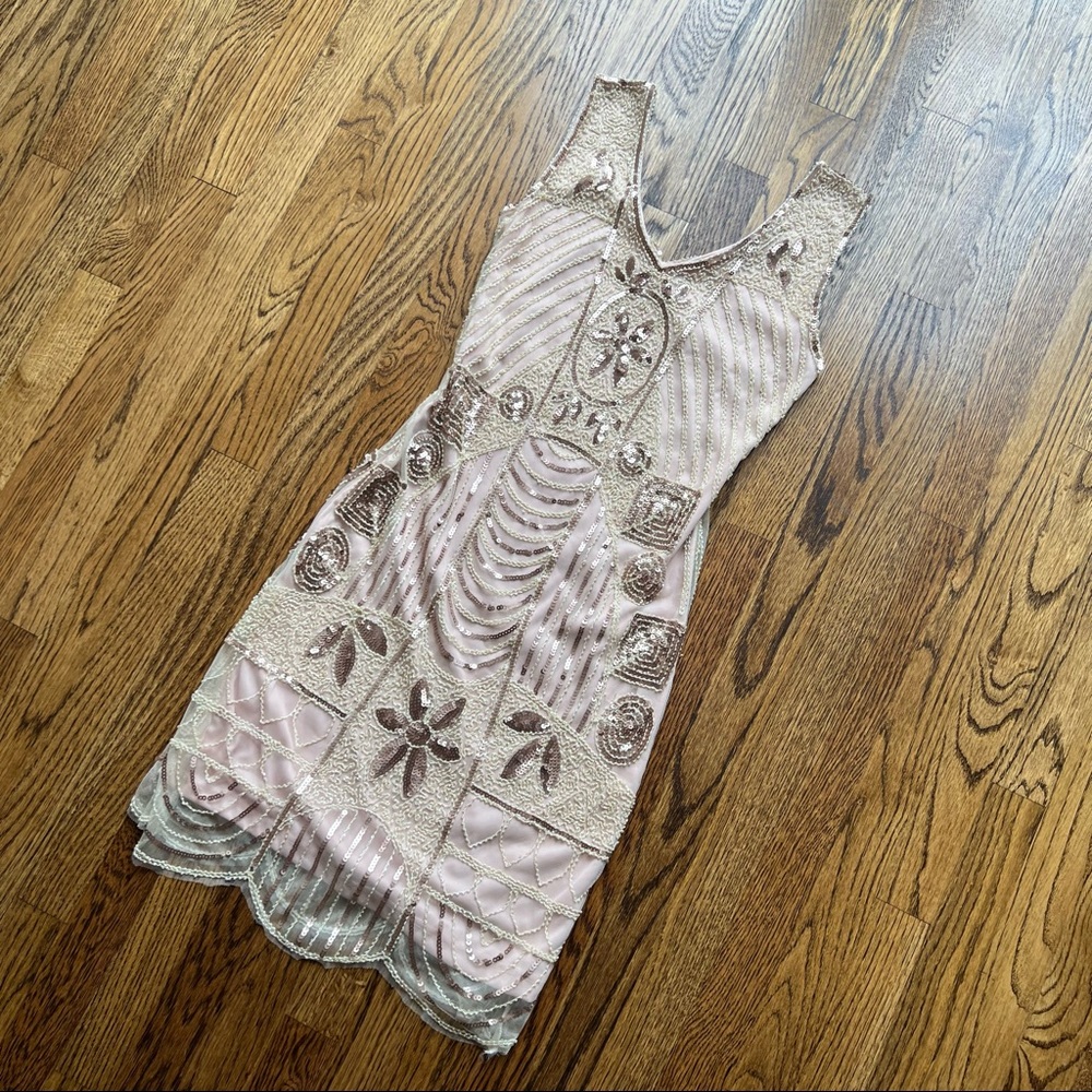 Sequin Flapper Style Dress - image 8